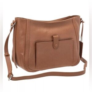 MANCINI Women's Pebbled Sophia Crossbody Handbag